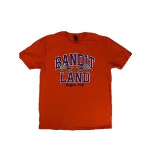 Buffalo Bandits Bandit Land‎ Cotton T-shirt Short Sleeve Orange Men's Large